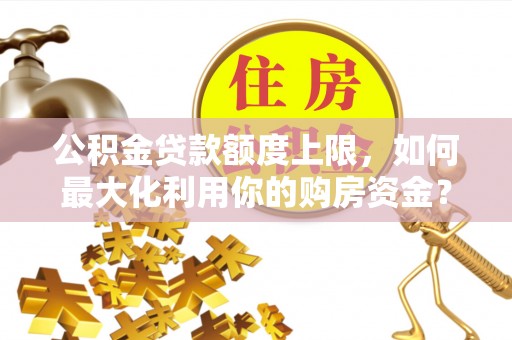 贵溪公积金贷款额度上限，如何最大化利用你的购房资金？