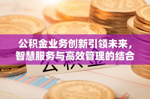 贵溪公积金业务创新引领未来，智慧服务与高效管理的结合