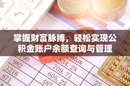 贵溪掌握财富脉搏，轻松实现公积金账户余额查询与管理