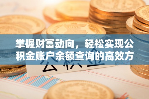 贵溪掌握财富动向，轻松实现公积金账户余额查询的高效方式