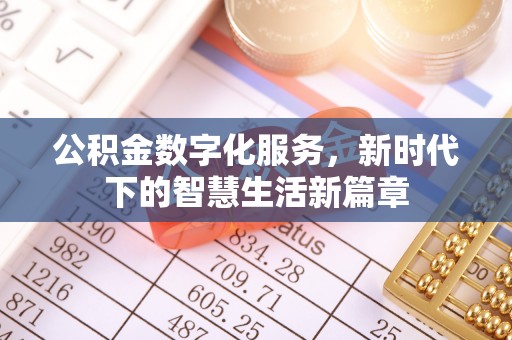 贵溪公积金数字化服务，新时代下的智慧生活新篇章