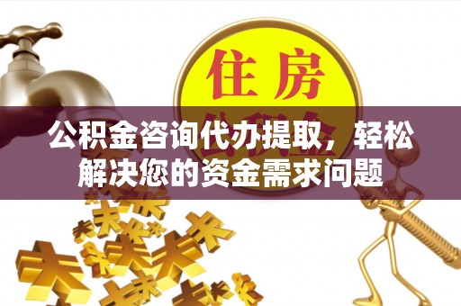 贵溪公积金咨询代办提取，轻松解决您的资金需求问题