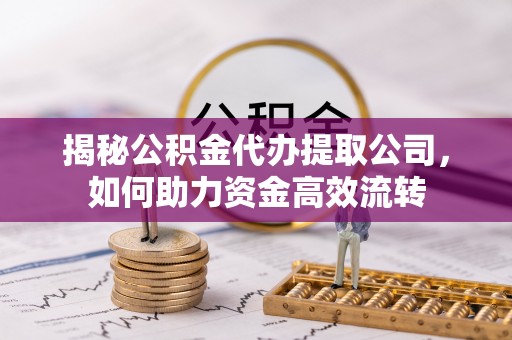 贵溪揭秘公积金代办提取公司，如何助力资金高效流转