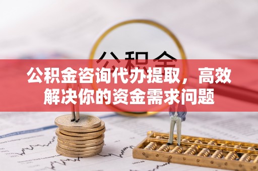 贵溪公积金咨询代办提取，高效解决你的资金需求问题