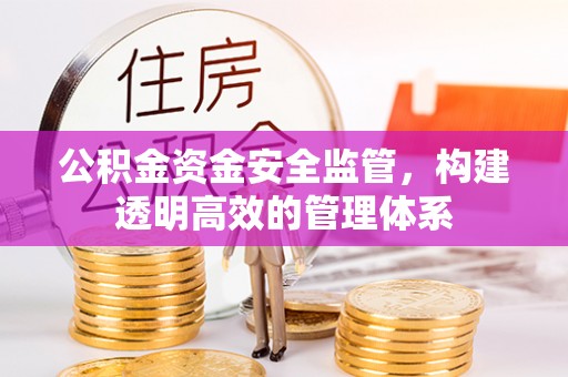 贵溪公积金资金安全监管，构建透明高效的管理体系