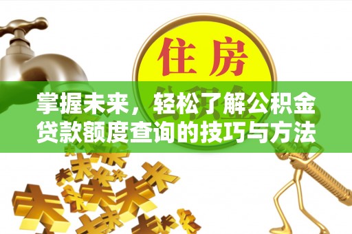 贵溪掌握未来，轻松了解公积金贷款额度查询的技巧与方法