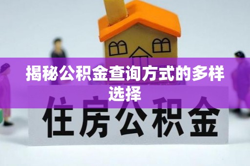 贵溪揭秘公积金查询方式的多样选择