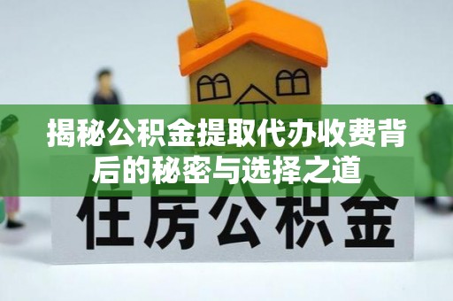 贵溪揭秘公积金提取代办收费背后的秘密与选择之道