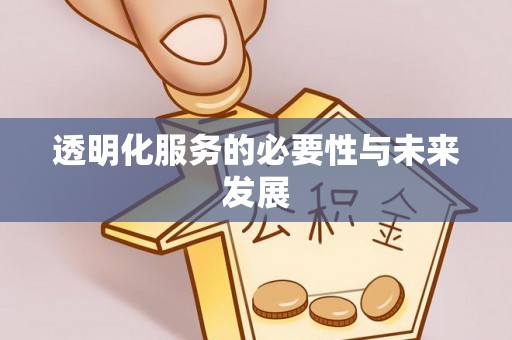 贵溪透明化服务的必要性与未来发展