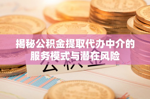 贵溪揭秘公积金提取代办中介的服务模式与潜在风险