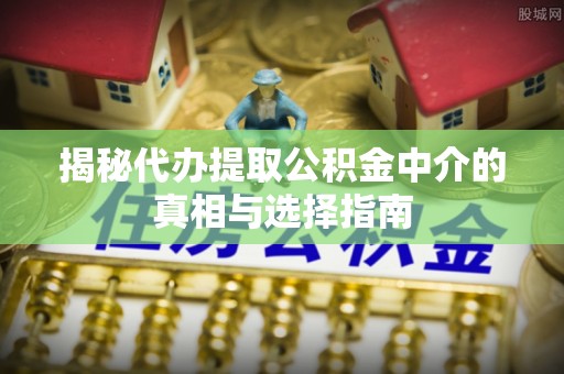 贵溪揭秘代办提取公积金中介的真相与选择指南